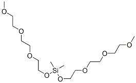 12,12-dimethyl-2,5,8,11,13,16,19,22-octaoxa-12-silatricosane Struktur