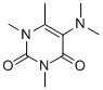 5-(Dimethylamino)-1,3,6-trimethyluracil Struktur