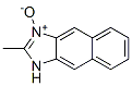 1H-Naphth[2,3-d]imidazole,2-methyl-,3-oxide(9CI) Struktur