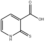 2-Mercaptonicotinic acid Struktur