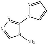 4H-1,2,4-Triazol-4-amine, 3-(1H-pyrazol-1-yl)- (9CI) Struktur