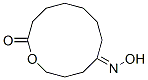 (9E)-9-hydroxyimino-1-oxacyclododecan-2-one Struktur