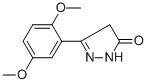 2,4-DIHYDRO-5-(2,5-DIMETHOXYPHENYL)-3H-PYRAZOL-3-ONE Struktur