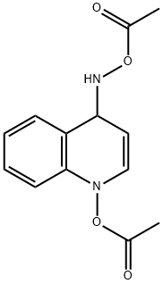 O,O-diacetyl-4-hydroxyaminoquinoline 1-oxide Struktur