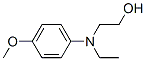 2-(N-ethyl-p-methoxyanilino)ethanol Struktur