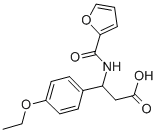 3-(4-ETHOXY-PHENYL)-3-[(FURAN-2-CARBONYL)-AMINO]-PROPIONIC ACID Struktur