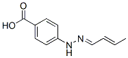 Benzoic acid, 4-(2-butenylidenehydrazino)- (9CI) Struktur