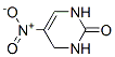 2(1H)-Pyrimidinone, 3,4-dihydro-5-nitro- (9CI) Struktur