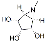 6-Azabicyclo[3.1.0]hexane-2,3,4-triol, 6-methyl-, (1alpha,2alpha,3alpha,4alpha,5alpha)- (9CI) Struktur