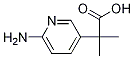 2-(6-aMinopyridin-3-yl)-2-Methylpropanoic acid Struktur