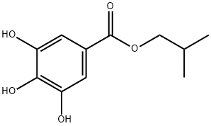 沒食子酸イソブチル 化學(xué)構(gòu)造式