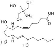 Prostaglandin F2a tris salt Structure