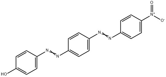 p-[[p-[(p-nitrophenyl)azo]phenyl]azo]phenol Struktur