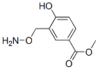 2-hydroxy-5-carbomethoxybenzyloxyamine Struktur