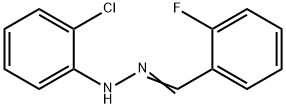 2-fluorobenzenecarbaldehyde N-(2-chlorophenyl)hydrazone Struktur