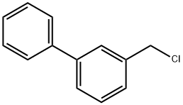 1,1'-BIPHENYL, 3-(CHLOROMETHYL)- Struktur