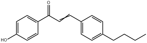 4-BUTYL-4'-HYDROXYCHALCONE Struktur