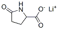 lithium 5-oxo-DL-prolinate Struktur