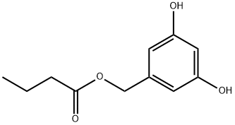 Butanoic acid, (3,5-dihydroxyphenyl)methyl ester (9CI) Struktur