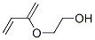 2-[(1-Methylene-2-propenyl)oxy]ethanol Struktur