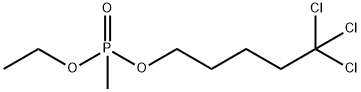 1,1,1-trichloro-5-(ethoxy-methyl-phosphoryl)oxy-pentane Struktur