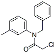 N-BENZYL-2-CHLORO-N-(3-METHYLPHENYL)ACETAMIDE Struktur