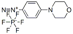 4-(morpholin-4-yl)benzenediazonium hexafluorophosphate  Struktur