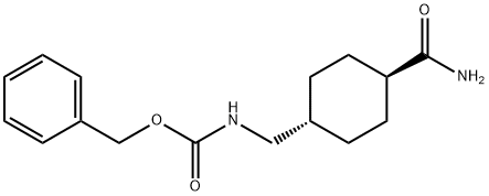 BENZYL [(4-CARBAMOYLCYCLOHEXYL)METHYL]CARBAMATE Struktur