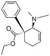 ethyl (1R-trans)-2-(dimethylamino)-1-phenylcyclohex-3-ene-1-carboxylate Struktur