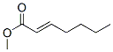 (E)-2-Heptenoic acid methyl ester Struktur