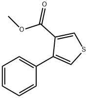 METHYL 4-PHENYLTHIOPHENE-3-CARBOXYLATE Struktur