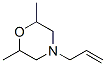 Morpholine,  2,6-dimethyl-4-(2-propenyl)-  (9CI) Struktur