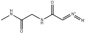 N-DIAZOACETYLGLYCINEMETHYLAMIDE Struktur