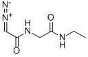 2-((Diazoacetyl)amino)-N-ethylacetamide Struktur