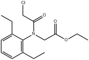 DIETHATYL ETHYL Struktur