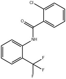 2-chloro-N-[2-(trifluoromethyl)phenyl]benzamide Struktur