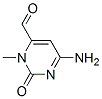 4-Pyrimidinecarboxaldehyde, 6-amino-2,3-dihydro-3-methyl-2-oxo- (9CI) Struktur