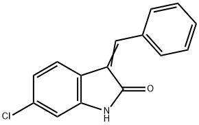 3-benzylidene-6-chloroindolin-2-one Struktur