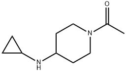 1-ACETYL-N-CYCLOPROPYLPIPERIDIN-4-AMINE
 Struktur