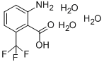 2-AMINO-6-(TRIFLUOROMETHYL)BENZOIC ACID, TRIHYDRATE Struktur