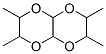 Hexahydro-2,3,6,7-tetramethyl[1,4]dioxino[2,3-b]-1,4-dioxin Struktur