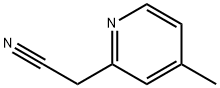 2-(4-Methylpyridin-2-yl)acetonitrile Struktur