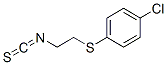 1-CHLORO-4-[(2-ISOTHIOCYANATOETHYL)THIO]BENZENE Struktur