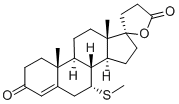 7a-Thiomethylspironolactone Struktur