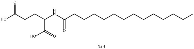 SODIUM MYRISTOYL GLUTAMATE Struktur