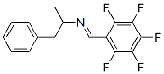 N-[(E)-(2,3,4,5,6-Pentafluorophenyl)methylidene]-1-phenyl-2-propanamin e Struktur