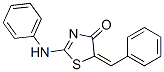 2-Anilino-5-benzylidenethiazol-4(5H)-one Struktur