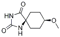 cis-8-Methoxy-1,3-diazaspiro[4.5]decane-2,4-dione Struktur