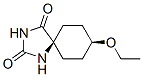 1,3-Diazaspiro[4.5]decane-2,4-dione,8-ethoxy-,cis-(9CI) Struktur