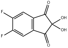 1H-Indene-1,3(2H)-dione, 5,6-difluoro-2,2-dihydroxy- (9CI) Struktur